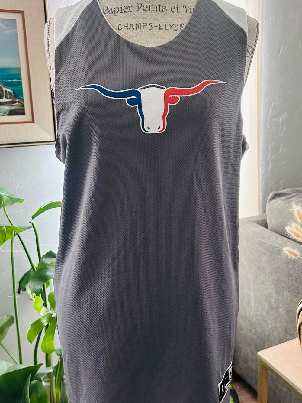 Texas Longhorns reversible basketball jersey